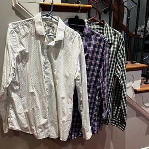 Express Men's long sleeve shirts Set of 3